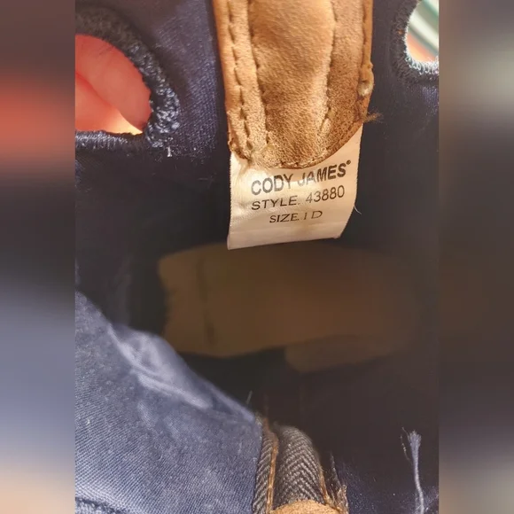 Leather Cody James Cowboy Boots with Stars and Stripes - Picture 5 of 5